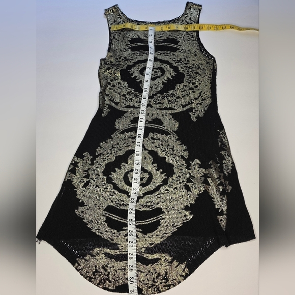 Art Deco Style Black tank Top by  Coco &Tashie Medium - Picture 8 of 13